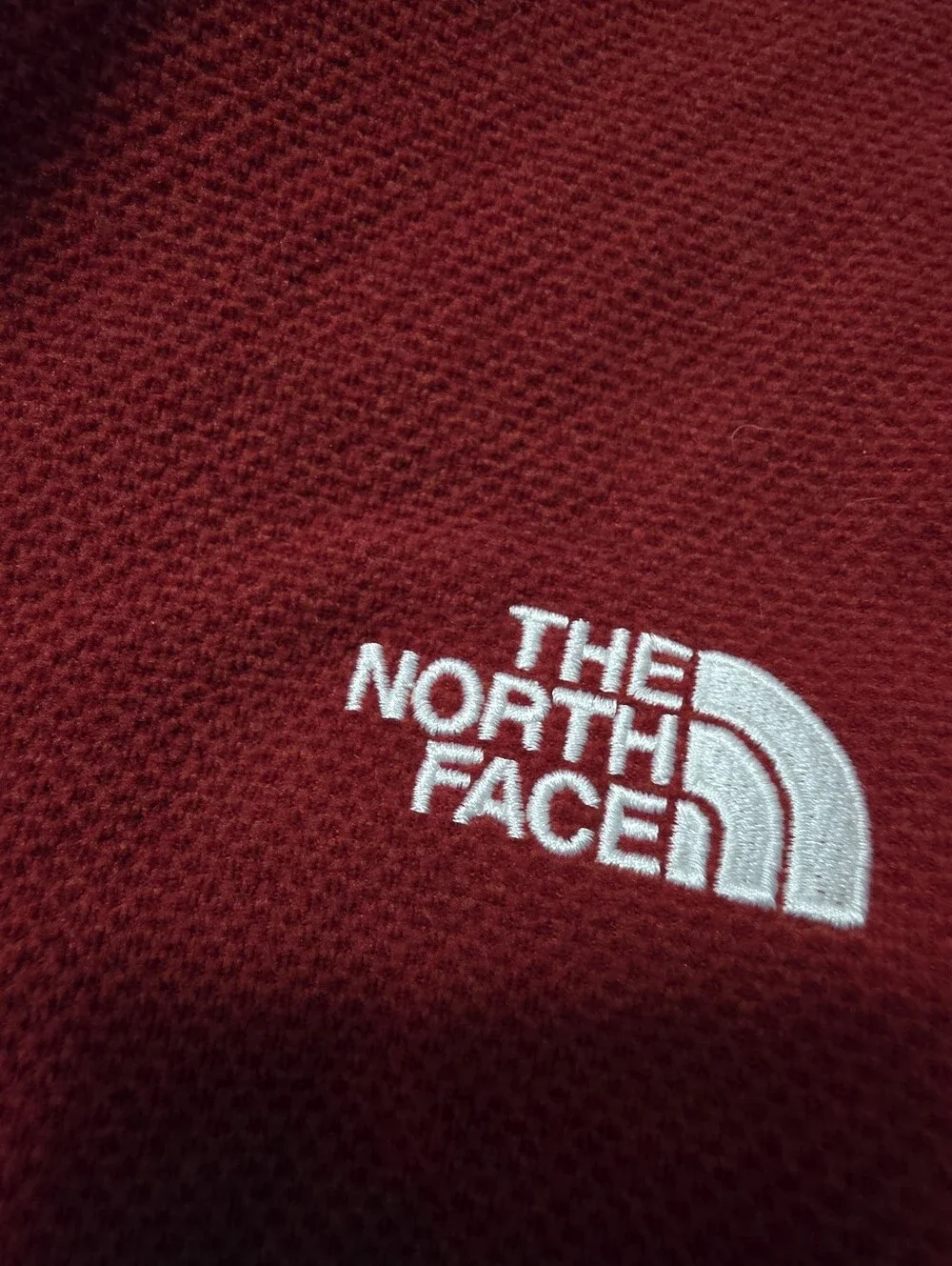 The North Face ¼ Zip Microvelour Glacier Fleece Pullover Red Men's Small